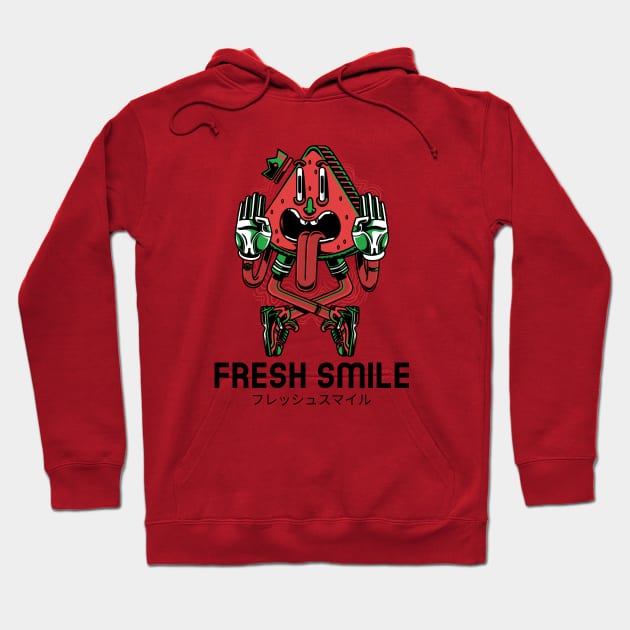 Fresh Watermelon, Urban Style Hoodie by OFM